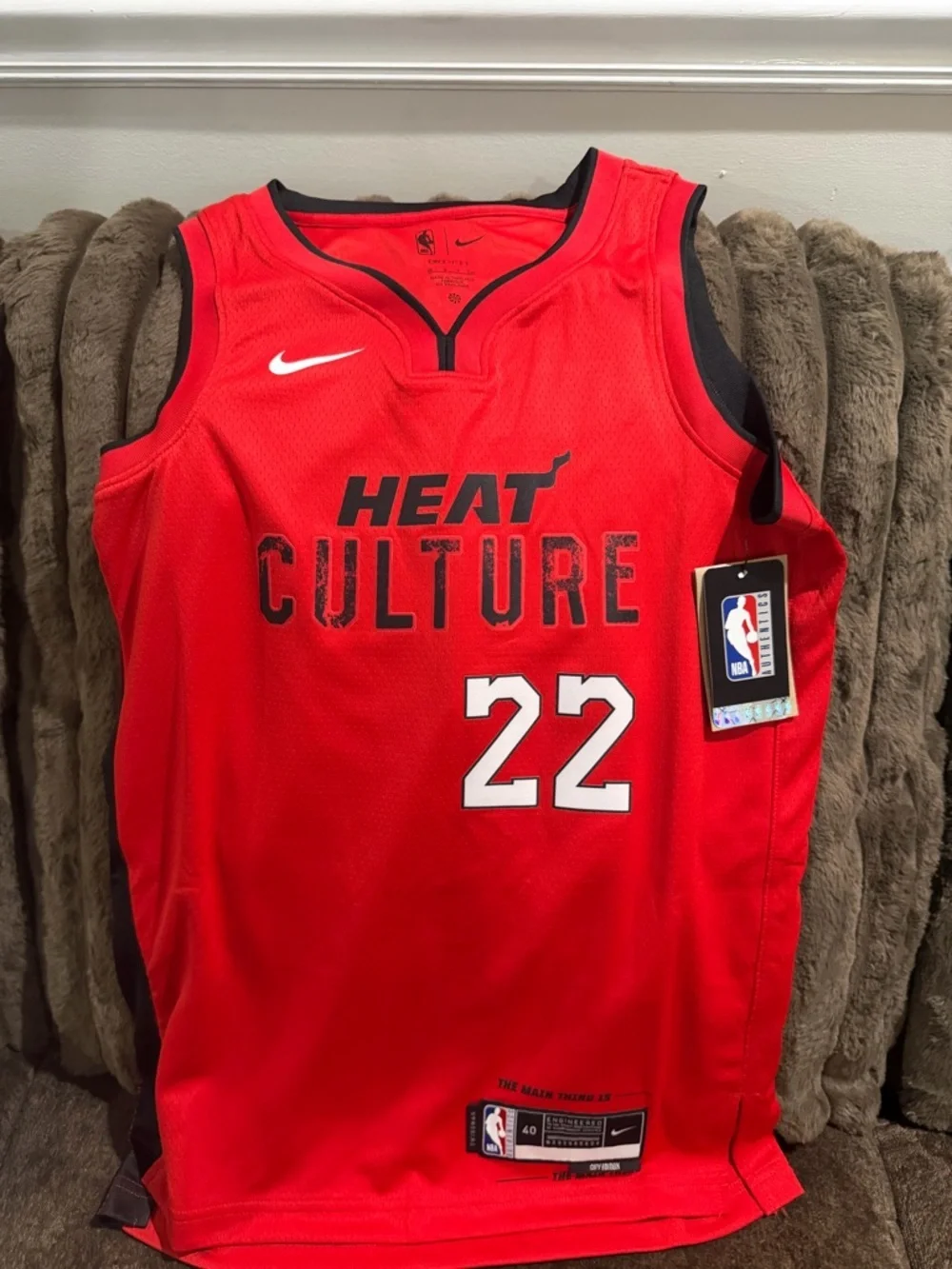 Nike Jimmy butler Miami Heat 24/25 swingman player jersey city edition NWT